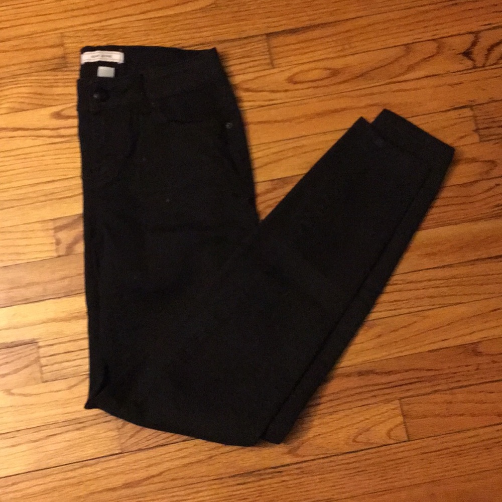 NWOT black high waisted skinny jeans